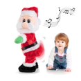 thumbnail image 1 of Muñeco de peluche de Papá Noel que baila Navidad con canción en inglés, 1 of 7