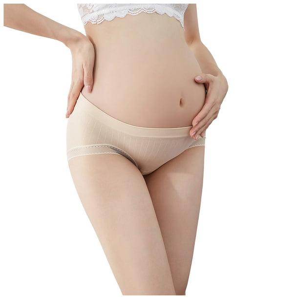 Lolmot Maternity Cotton Underwear Pregnancy Panties Postpartum Mother Under  Underwear 