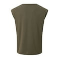 thumbnail image 4 of FNFYFH Mens Tank Tops Sleeveless T Shirts Deep V Neck Loose Casual Summer Beach Basic Tank Shirts, 4 of 5