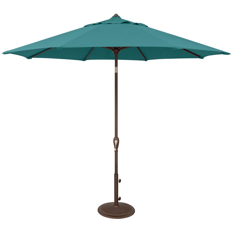 SimplyShade SSUM910900A5416 9 ft. Aruba Octagon Auto Tilt Market Sunbrella Umbrella, 5416