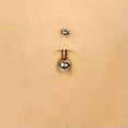 thumbnail image 4 of QQTDFG 1/2Pcs Stainless Steel Belly Button Rings Crystal Navel Piercing Barbell 10-12mm-With Crystal (1 Pc)-1.6mm(14g)*12mm, 4 of 9