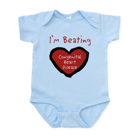 CafePress - Imbeating Pos Body Suit - Baby Light Bodysuit, Size Newborn - 24 Months