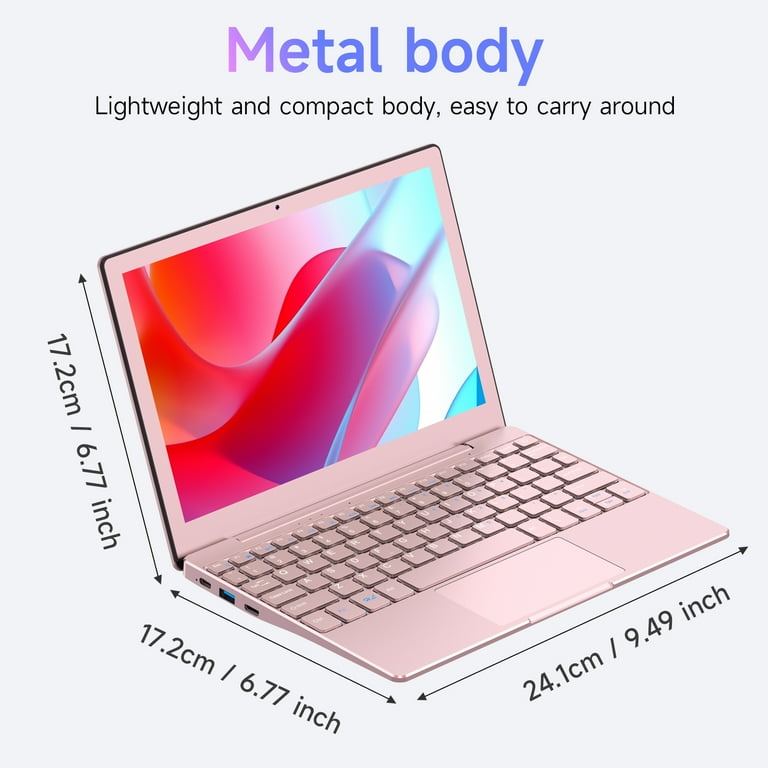 Metal Case Portable Business Mini Laptop Computer Office
