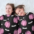 thumbnail image 5 of Pink Fall Pumpkins Bats Stars Pattern Round Blanket,Comfortable Soft Flannel Throw Blanket,All Season,Warm Lightweight Blankets for Sofa Bed Couch Living Room Chair 47"x47", 5 of 5
