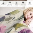 thumbnail image 3 of COMIO Wildflowers Floral Throw Blanket Colorful Watercolor Poppy Cornflower and Chamomile Decorative Soft Warm Cozy Blanket Plush Throws ​Blankets, 3 of 6