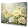 thumbnail image 2 of Designart "White Yellow Buttercups love expression I" Floral Canvas Art Print, 2 of 5