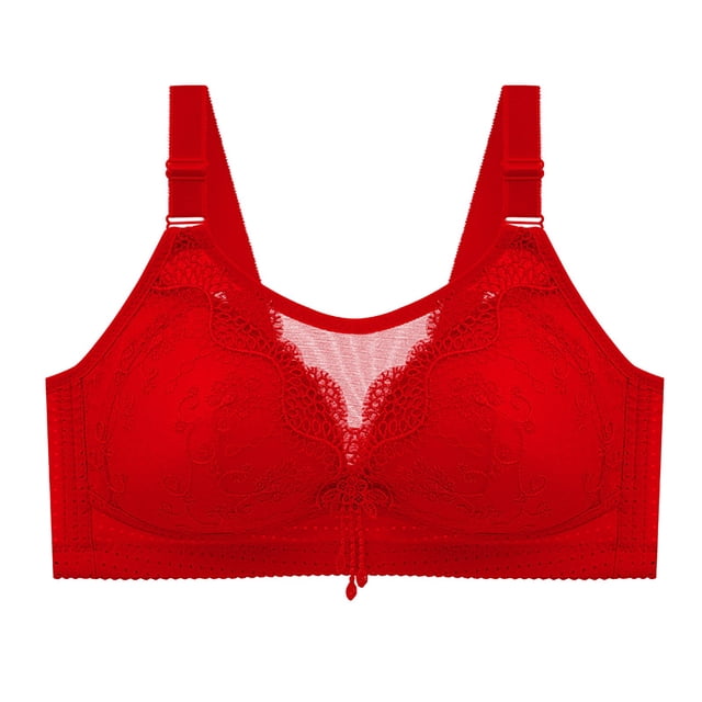 ameIAEA Soutiens-Gorge Sans Fil Confort pour Femmes Couverture Complète Soutiens-Gorge Sans Armatures Push-Up Bretelles Réglables Soutiens-Gorge Quotidiens
