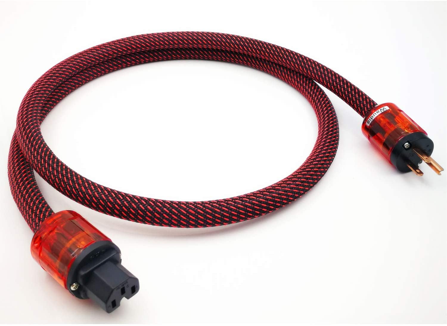 WAudio HiEnd Hifi Audio AC Power Cable Power Cord US Plug 3.3FT (1M