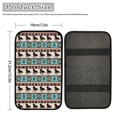thumbnail image 4 of Renewold Auto Center Console Pad Universal Automotive Comfortable Armrest Cushion Cover Softness Car Accessories Decor, Southwest American Tribal Horse Blue, 4 of 6