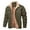a-Green14940, variant on Men's Coat Winter Warm Solid Color Jacket With Plush Lining Long Sleeve Snap Button Front Coat With Flap Pockets For Daily Casual Cold Weather Wear Soft Outerwear