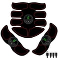 thumbnail image 1 of Tóner Muscular Del Tonificación Abdominal Recargable Por USB 6 Modos para Hombres Y Mujeres (rojo), 1 of 9