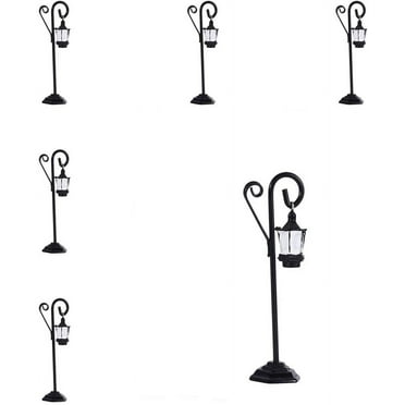 6/12Pcs Streetlight Shape Card Holders,Street Lamp Table Number Cards Place Card Holders Photo Memo Stands for Wedding Party Decoration(6Pcs)