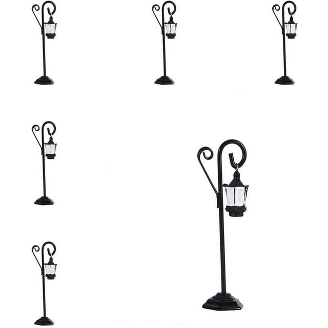 Place Card Holders Photo Memo Stands Street Lamp DIY Party Supplies Creative Wedding Favors(6Pcs)