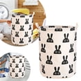 thumbnail image 1 of SIfdSeng Get it Fast Patterned Linen Laundry Hamper Without Lid Large Open Top Stylish and Breathable Fabric for Bedroom Or Bathroom Easy and Durable Design, 1 of 5
