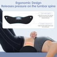 thumbnail image 3 of Almohada de apoyo lumbar kasney de espuma viscoelástica para aliviar el dolor de espalda, 3 of 7