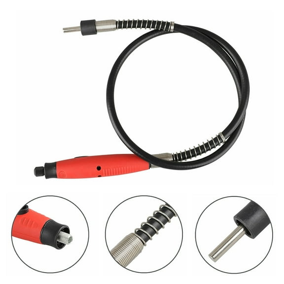 tooloflife Electric Flexible Shaft Electric Grinder Shaft for Electric Grinder with 3 Jaw Chucks and Electric Drill