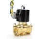 thumbnail image 1 of Brass Electric Solenoid Valve, 1/2" 12V Air Valve Normally Colsed for Water Air, 1 of 5