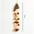 thumbnail image 5 of TTJ Glowing Christmas Door Hanger, Lighted Christmas Tree Door Hanging with Warm LED Lights, 3D Holiday Decoration for Front Door Wall Porch Entryway Fireplace, 5 of 6