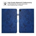 thumbnail image 3 of GSFY Case for Galaxy Tab A9 8.7 inch 2023, Premium PU Leather Wallet Folding Stand Protective Shell with Stylus Holder for Samsung Galaxy Tab A9 8.7 (Model SM-X110/X115/X117), Dark Blue, 3 of 7
