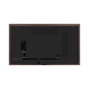 onn 55 The Fresco Art Gallery 4K UHD Google TV with Gemini, Walnut Frame and Mounting Kit