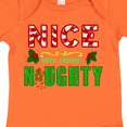 thumbnail image 4 of Inktastic Nice Until Proven Naughty with Holly and Gingerbread Man Boys or Girls Baby Bodysuit, 4 of 5