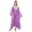 Purple, variant on Printed Caftan Gown Maxi Dress For Women Beachwear Party Kimono Cover Up Kaftan
