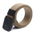 thumbnail image 1 of pitrice Men Boys Canvas Breathable Tactical Waist Belt with Plastic Buckle Solid Waist Strap Belts Rescue Rope Band, 1 of 9