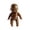 B002- Brown, variant on Slow Rise Stress Ball, Silicone Student Doll, Silicone Rubber, 2.5 In, Squeeze Slow Rise, Sensory, Green, Relaxation Toys, Stretchy Squeeze Toys, 1 Pc, Valentines Toys