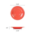 thumbnail image 2 of Excellante Color Orange melamine dinnerware collection 5.5" saucer, 2 of 2