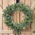 thumbnail image 6 of dianhelloya Artificial Eucalyptus Garland Handmade Vines Realistic Looking Vivid Color Maintenance-free Eucalyptus Leaves Fake Plants D 1pc, 6 of 7