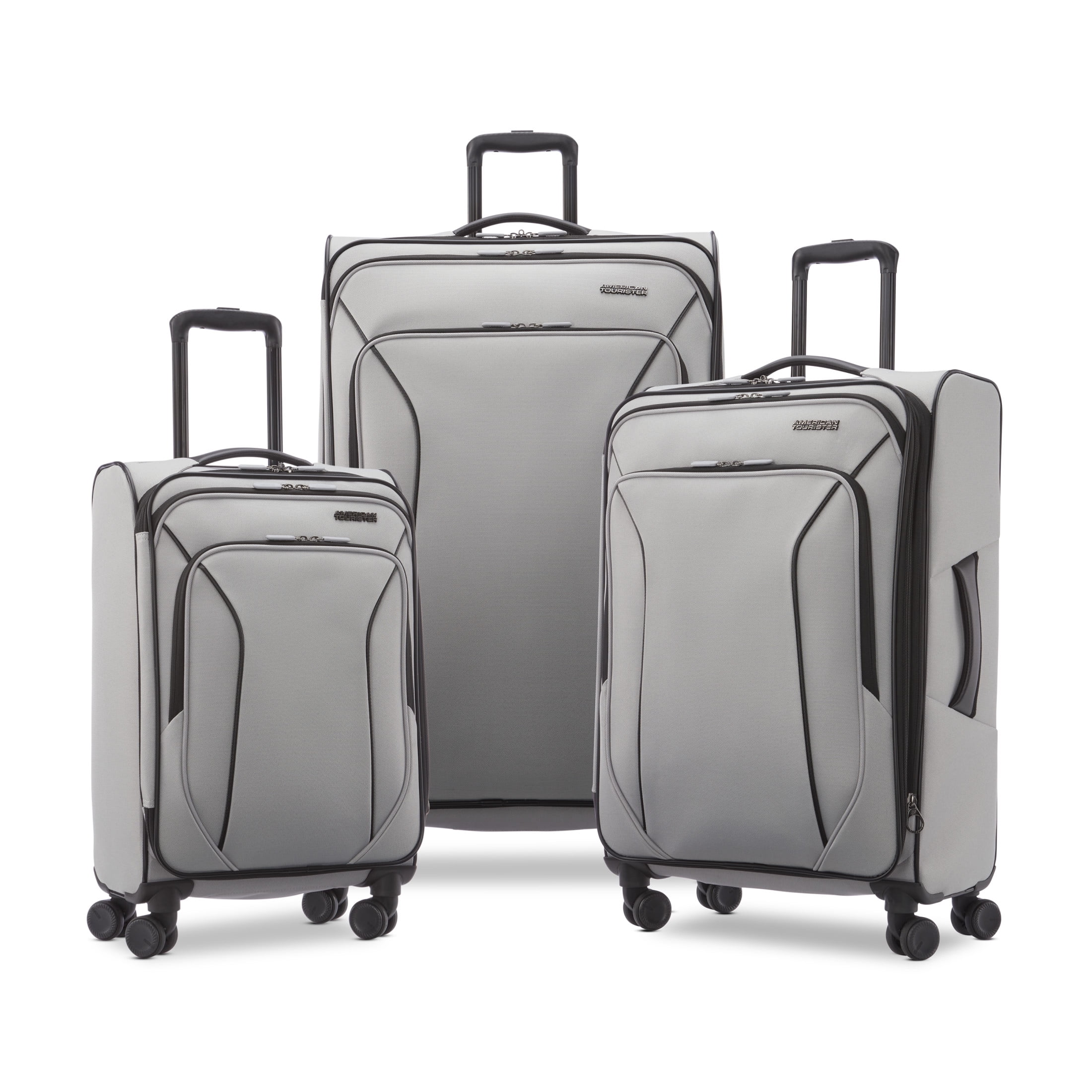 American Tourister X-Lite 3-Piece Luggage Set with Spinner Wheels