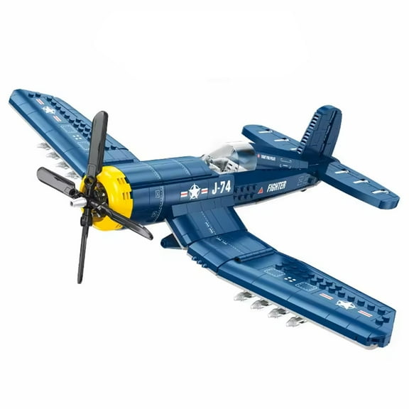 GZBrick WWII F4U Fighter Building Sets Compatible with Lego Military Model Kit for Adults Teens 767PCS