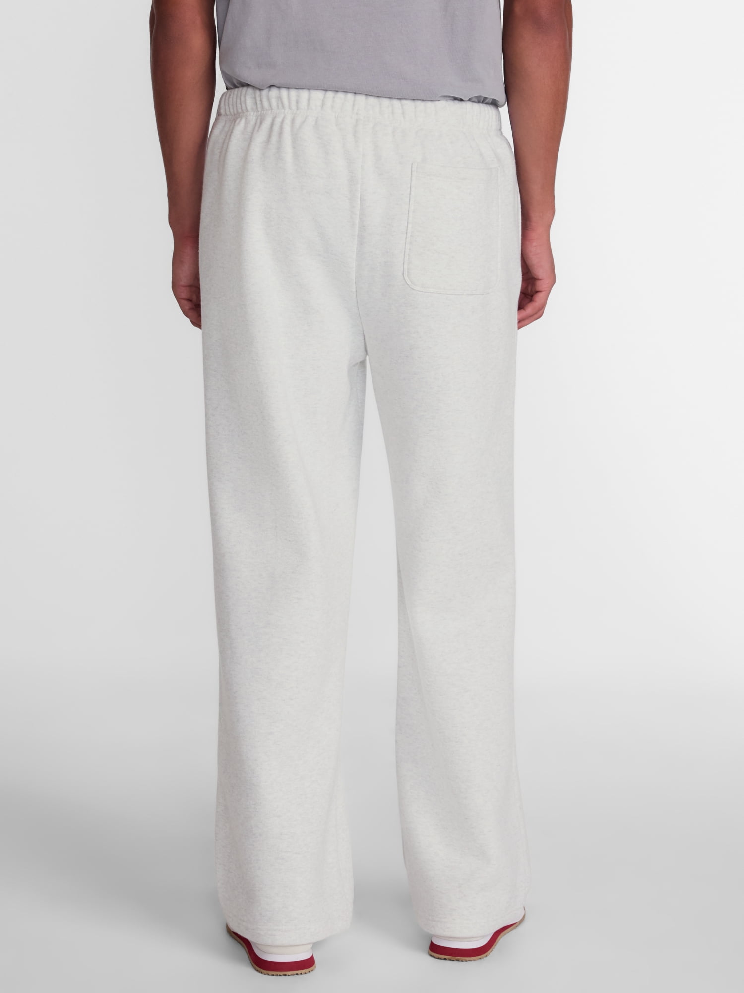 No Boundaries Heavyweight Fleece Open Hem Sweatpants, 30'' Inseam, Men's XS-3XL