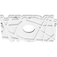 thumbnail image 2 of 14"W x 9 3/8"H x 3"ID x 5"C x 1"P Novo Architectural Grade PVC Contemporary Ceiling Medallion, 2 of 11