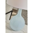 thumbnail image 4 of Signature Design by Ashley Rylanton Table Lamp, Aqua Glass, 26" Tall, Modern Accent Lighting, 4 of 6