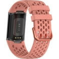 thumbnail image 2 of MYKOMI Sport Bands Compatible with Fitbit Charge 5, Adjustable Breathable Soft Silicone Sport Replacement Watch Band Straps Wristbands Bracelet for Charge 5 Activity Tracker Women Men, 2 of 7