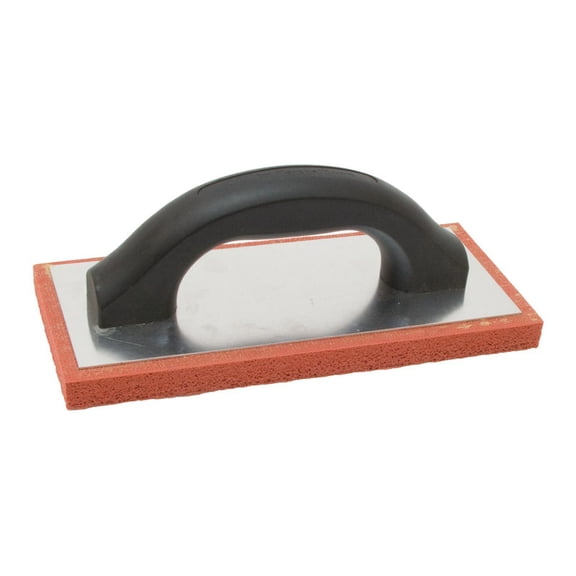 Marshalltown Masonry Float Rubber Float, Plastic Handle - Coarse Rubber Blade - 9 in x 4 in