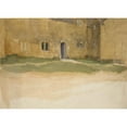 thumbnail image 3 of Edwin Austin Abbey 14x11 Black Modern Framed Museum Art Print Titled - Study of an English Medieval House, 3 of 5
