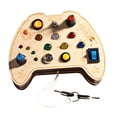 thumbnail image 4 of Juguete Montessori de mesa ocupada con botones de luz, juguete sensorial de habilidad práctica, juguete de Aprendizaje Temprano para niños, regalo, 4 of 9