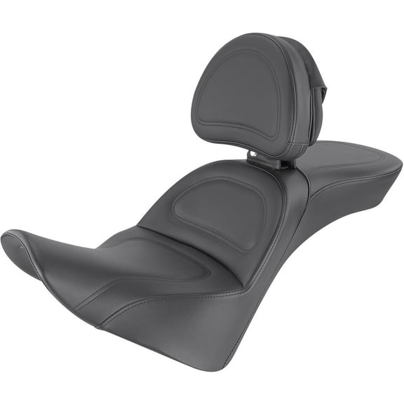 Saddlemen Explorer Ultimate Comfort Black Seat w/Driver Backrest (818-33-030)