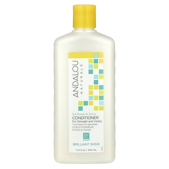 Andalou Naturals Sunflower & Citrus Conditioner, Brilliant Shine, 11.5 Oz