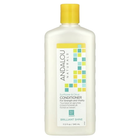 Andalou Naturals Sunflower & Citrus Conditioner, Brilliant Shine, 11.5 Oz