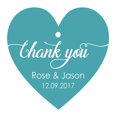thumbnail image 1 of 100 PCS Personalized Wedding Favor Gift Tags Thank You Custom Made Heart Shape Hang Tags, 1 of 1
