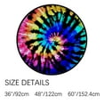 thumbnail image 2 of Coolnut Round Rugs for Living Room, Colourful Tie-Dye Non-Slip Coral Velvet Long Runner Rugs, Washable Water Absorbent Mat Carpet for Bedroom Kitchen Kids Room, 2 of 6
