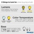 thumbnail image 2 of Bulbrite Pack of (4) 8.5 Watt Dimmable Clear Filament G25 Medium (E26) LED Bulb - 800 Lumens, 2700K, and 90 CRI, 2 of 5