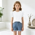 thumbnail image 2 of Gubotare Girls T Shirts Athletic Baby and Toddler Girls' Animal Short Sleeve Graphic T-Shirts 12-18 Months,White, 2 of 5