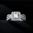 thumbnail image 4 of Alloy Inlaid Rhinestone Female Ring Popular Exquisite Ring Simple Fashion JewelryThe Best Gift for A Loved One, 4 of 9