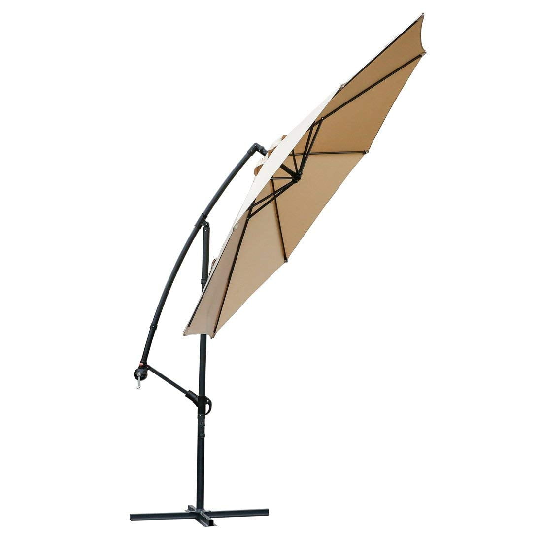 10 ft Offset Cantilever Patio Umbrella Outdoor Market ... on {keyword}