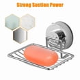 thumbnail image 3 of Soap Dish Shower Stainless Steel Wall Mounted Bar Holder Bathroom Suction Basket, 3 of 5