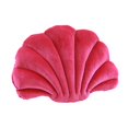 thumbnail image 4 of Shell Pillow, Shell Pillow, Floor Pillow, Solid Filled Throw Pillow, Plush Surface, Washable, Housewarming Gift, Wear-resistant, Beautiful Rose Red, 4 of 8